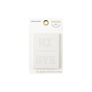 New Noted by Post-it Notes Hi and Bye